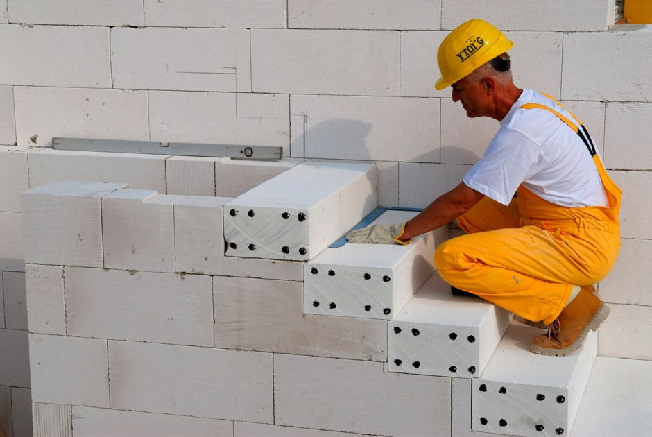 Ячеистый газобетонный блок