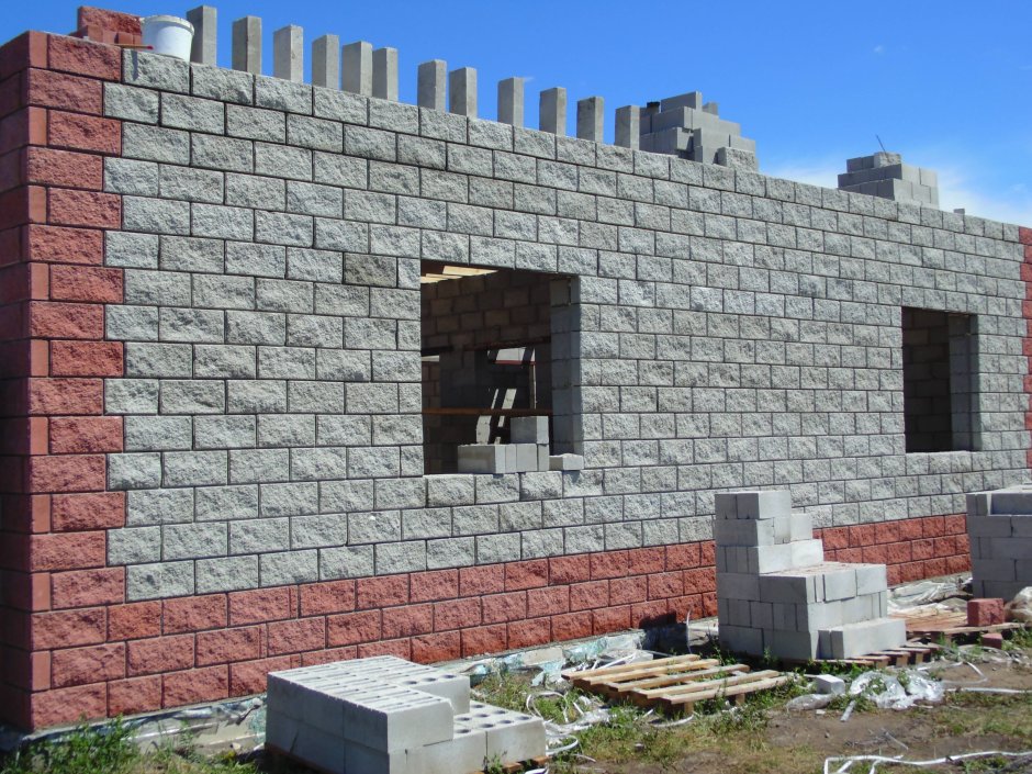 Дом из шлакоблока