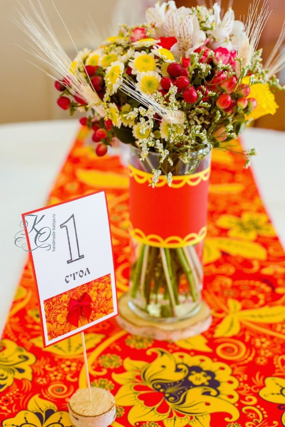 Свадьба в русском стиле декор