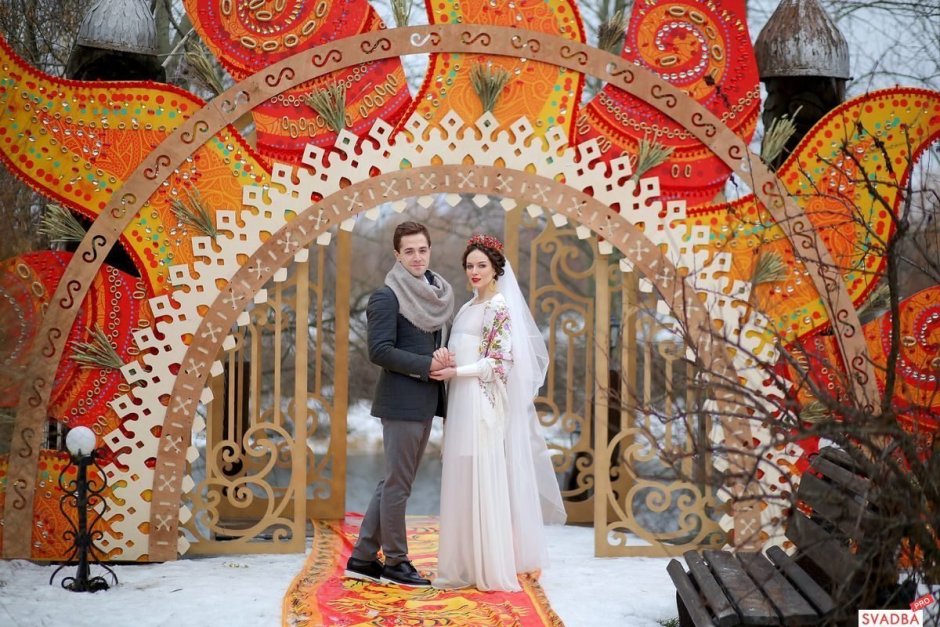 Фотозона в национальном стиле