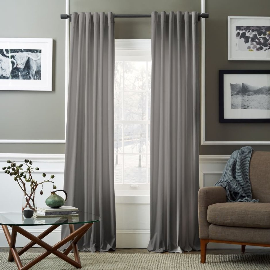 Тюль в гостиную в современном стиле