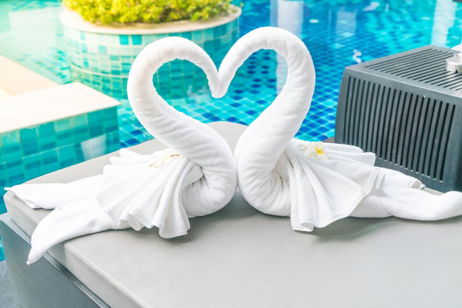 Постельное белье лебеди на синем фоне со звездочками