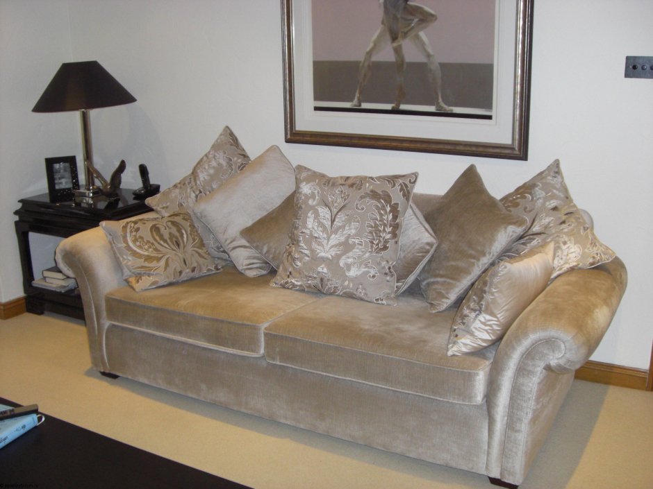 Диван Лондон, рогожка (серый)