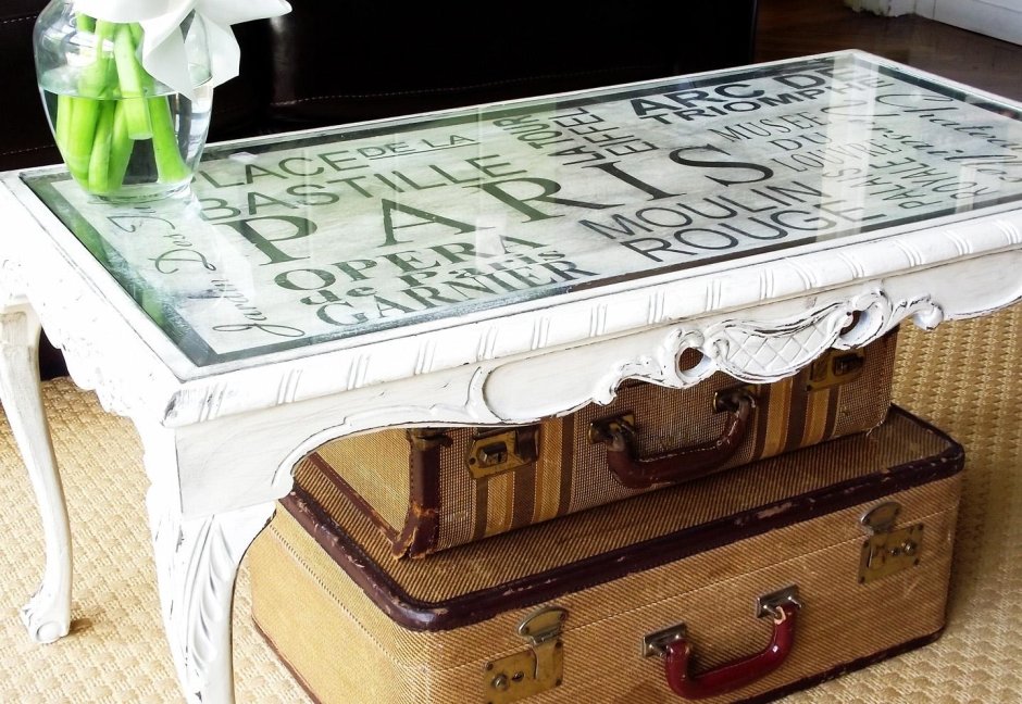 Декорирование журнального столика