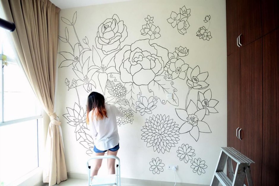Идеи для рисования на стене