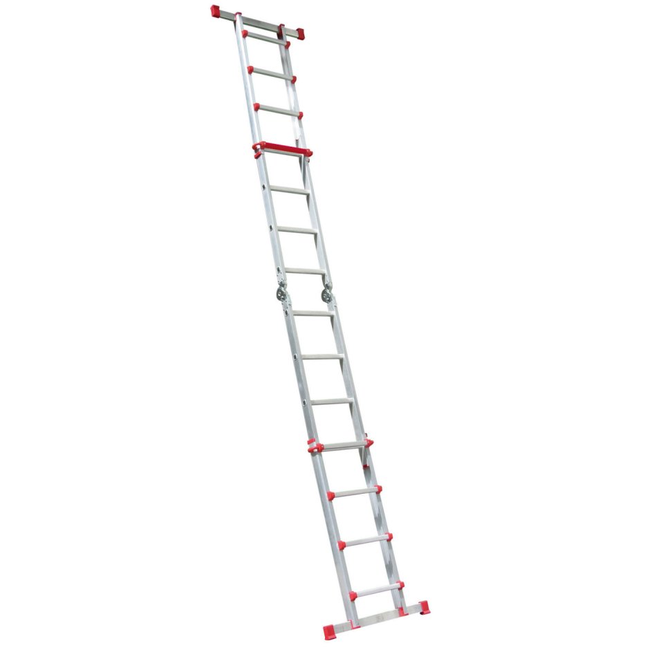Лестница раскладная трехсекционная Standers 11 ступеней