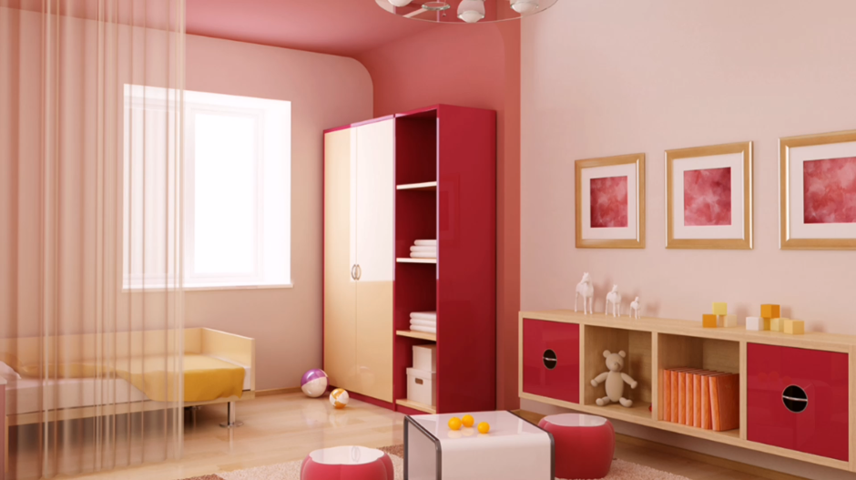 Цветовые решения для детской комнаты
